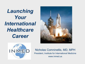 Launching Your International Healthcare