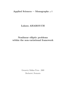 Applied Sciences Monographs 8 Lahsen AHAROUCH