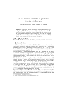 On the Blaschke invariants of generalized time-like ruled surfaces