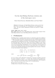 On the dual Bishop Darboux rotation axis