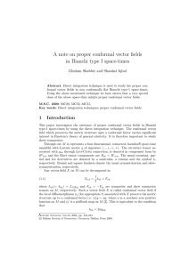 A note on proper conformal vector fields