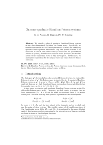 On some quadratic Hamilton-Poisson systems