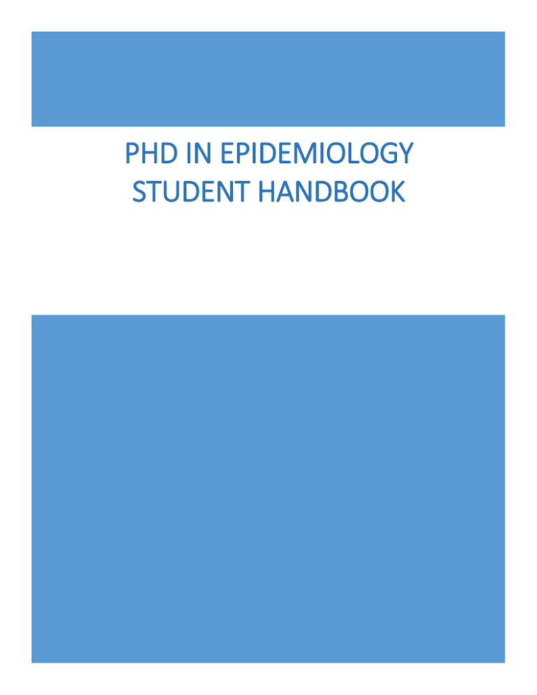 phd epidemiology uk