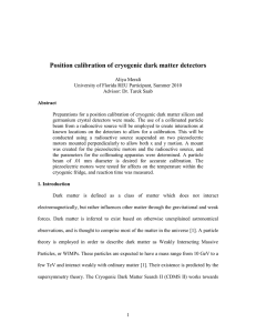 Position calibration of cryogenic dark matter detectors