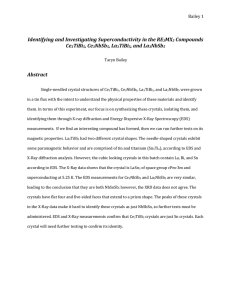 Identifying and Investigating Superconductivity in the RE MX Compounds Ce