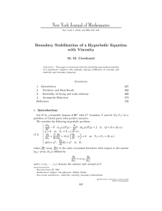 New York Journal of Mathematics M. M. Cavalcanti