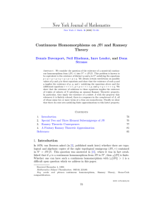New York Journal of Mathematics β Theory Dennis Davenport