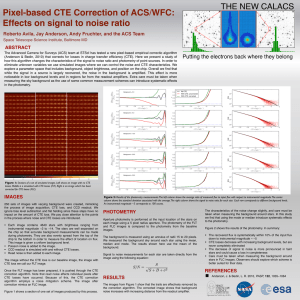 Pixel-based CTE Correction of ACS WFC:! Effects on signal to noise ratio! /