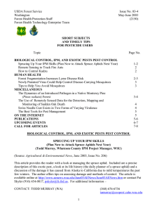 USDA Forest Service Issue No. 03-4  Washington May-June