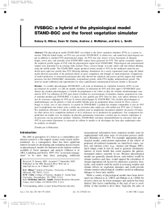FVSBGC: a hybrid of the physiological model