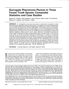 Surrogate Pheromone Plumes in Three Forest Trunk Spaces: Composite