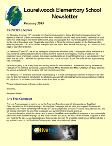 Laurelwoods Elementary School Newsletter February 2015