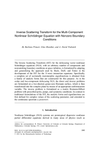 Inverse Scattering Transform for the Multi-Component