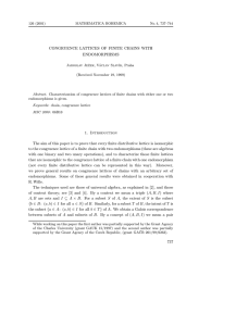 CONGRUENCE LATTICES OF FINITE CHAINS WITH ENDOMORPHISMS (