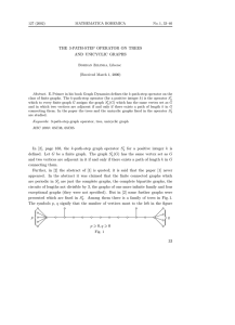 THE 3-PATH-STEP OPERATOR ON TREES AND UNICYCLIC GRAPHS (