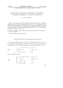 SOME COMMON ASYMPTOTIC PROPERTIES OF SEMILINEAR PARABOLIC, HYPERBOLIC AND ELLIPTIC EQUATIONS