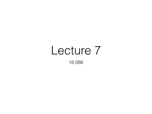 Lecture 7 18.086