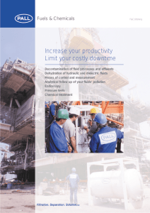 Increase your productivity Limit your costly downtime Fuels &amp; Chemicals