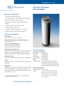 Poly-Fine XLD Series Filter Cartridges