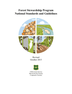 Forest Stewardship Program National Standards and Guidelines Revised October 2015