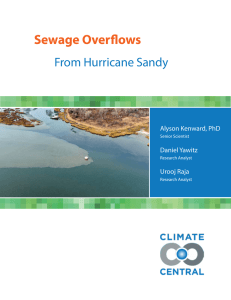 Sewage Overflows From Hurricane Sandy