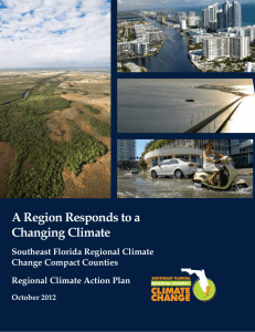 A Region Responds to a Changing Climate CLIMATE CHANGE