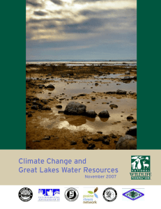 Climate Change and Great Lakes Water Resources  November 2007