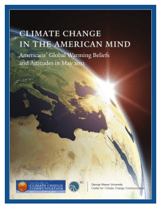 climate change in the american mind Americans’ Global Warming Beliefs