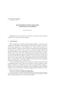 BOUNDARIES IN INDUCTIVE LIMIT TOPOLOGICAL ALGEBRAS