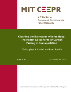 with Cleaning the Bathwater the Baby: The Health Co-Benefits of Carbon