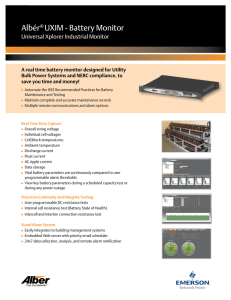 Albér UXIM - Battery Monitor Universal Xplorer Industrial Monitor