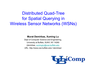 Distributed Quad-Tree for Spatial Querying in Wireless Sensor Networks (WSNs)