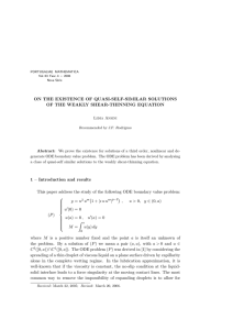 ON THE EXISTENCE OF QUASI-SELF-SIMILAR SOLUTIONS OF THE WEAKLY SHEAR-THINNING EQUATION