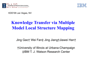 Knowledge Transfer via Multiple Model Local Structure Mapping