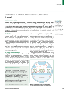 Review Transmission of infectious diseases during commercial air travel
