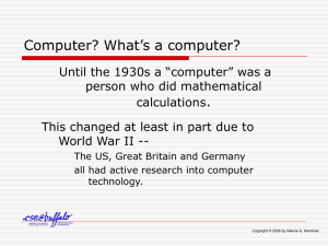 Computer? What’s a computer? .