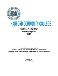 HARFORD COMMUNITY COLLEGE Facilities Master Plan Five-Year Update 2014