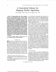 A Mapping  Parallel  Algorithms Viph J.
