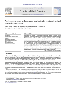 Pervasive and Mobile Computing monitoring applications