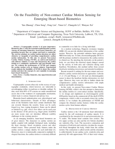 On the Feasibility of Non-contact Cardiac Motion Sensing for