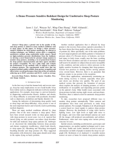 A Dense Pressure Sensitive Bedsheet Design for Unobtrusive Sleep Posture Monitoring