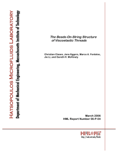 @ The Beads-On-String Structure of Viscoelastic Threads