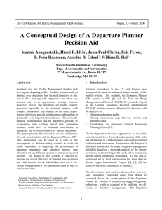 A Conceptual Design of A Departure Planner Decision Aid
