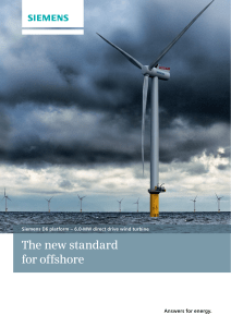 The new standard for offshore Answers for energy.