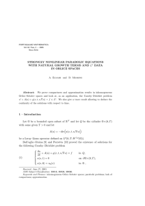 STRONGLY NONLINEAR PARABOLIC EQUATIONS WITH NATURAL GROWTH TERMS AND L DATA