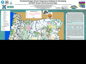 Provisional Oregon Stream Temperature Database for Developing