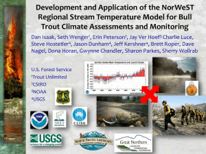 Development and Application of the NorWeST Trout Climate Assessments and Monitoring