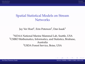 Spatial Statistical Models on Stream Networks