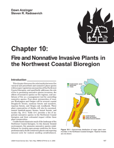 Chapter 10: Fire and Nonnative Invasive Plants in the Northwest Coastal Bioregion