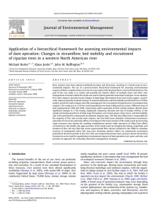 Application of a hierarchical framework for assessing environmental impacts